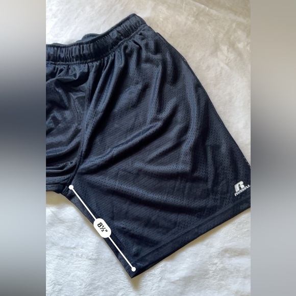 2 x $12 Russell Athletic Blue Mesh Athletic Shorts Size M - Picture 5 of 10